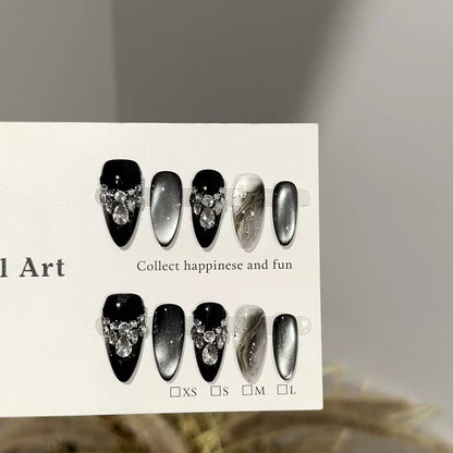 Black Press On Nails