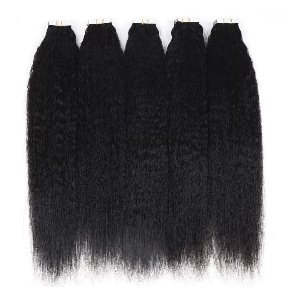 Kinky Straight Tape-In Human Hair 24 Inches