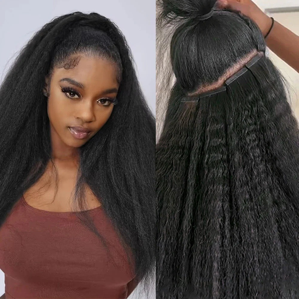 Kinky Straight Tape-In Human Hair 24 Inches